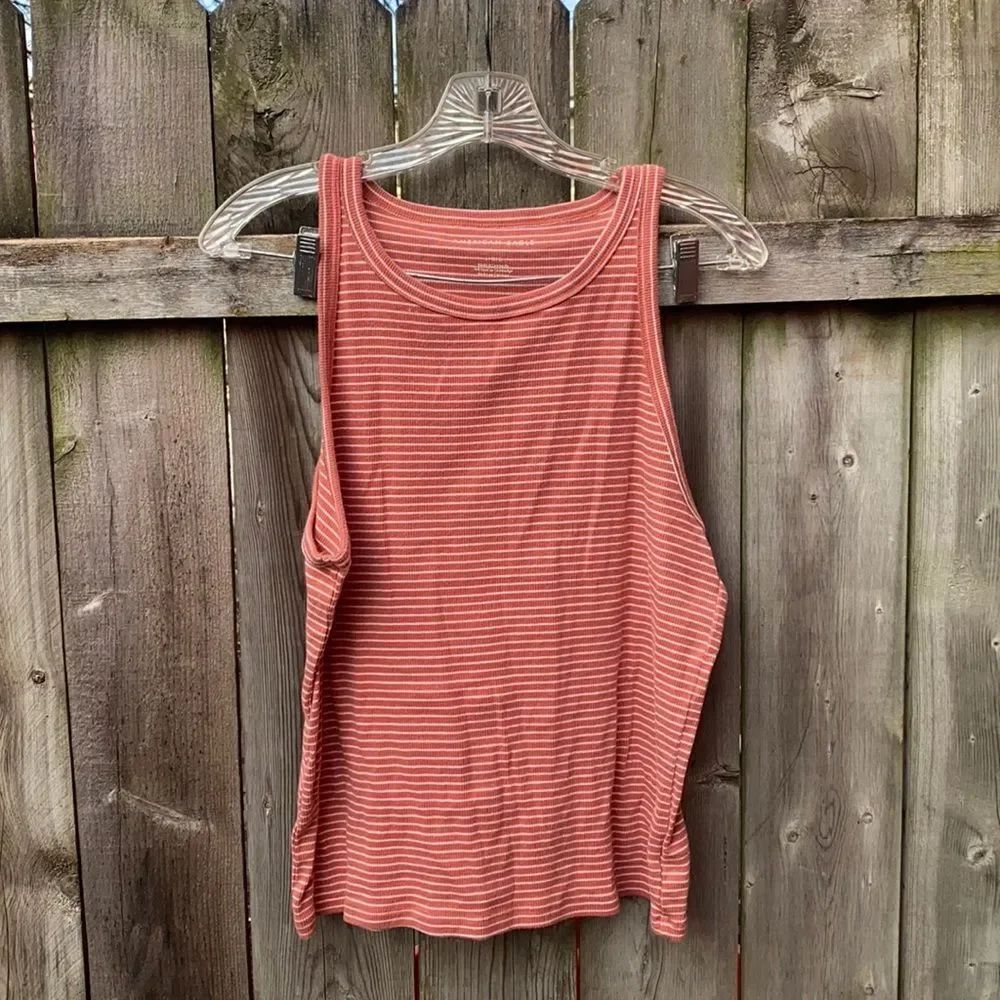 American Eagle Outfittersโstripped tank top sz. L